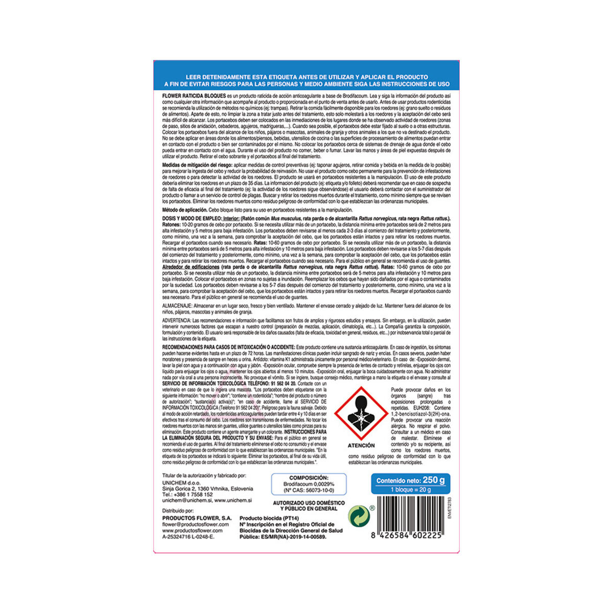 Rotanmyrkky Flower 2 x 250 g